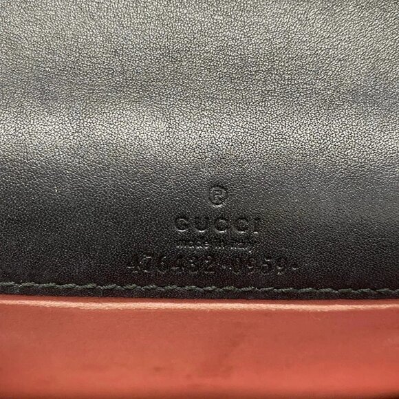Auth GUCCI Dionysus 476432 Dark Navy Velour Leather Shoulder Bag - Picture 13 of 16
